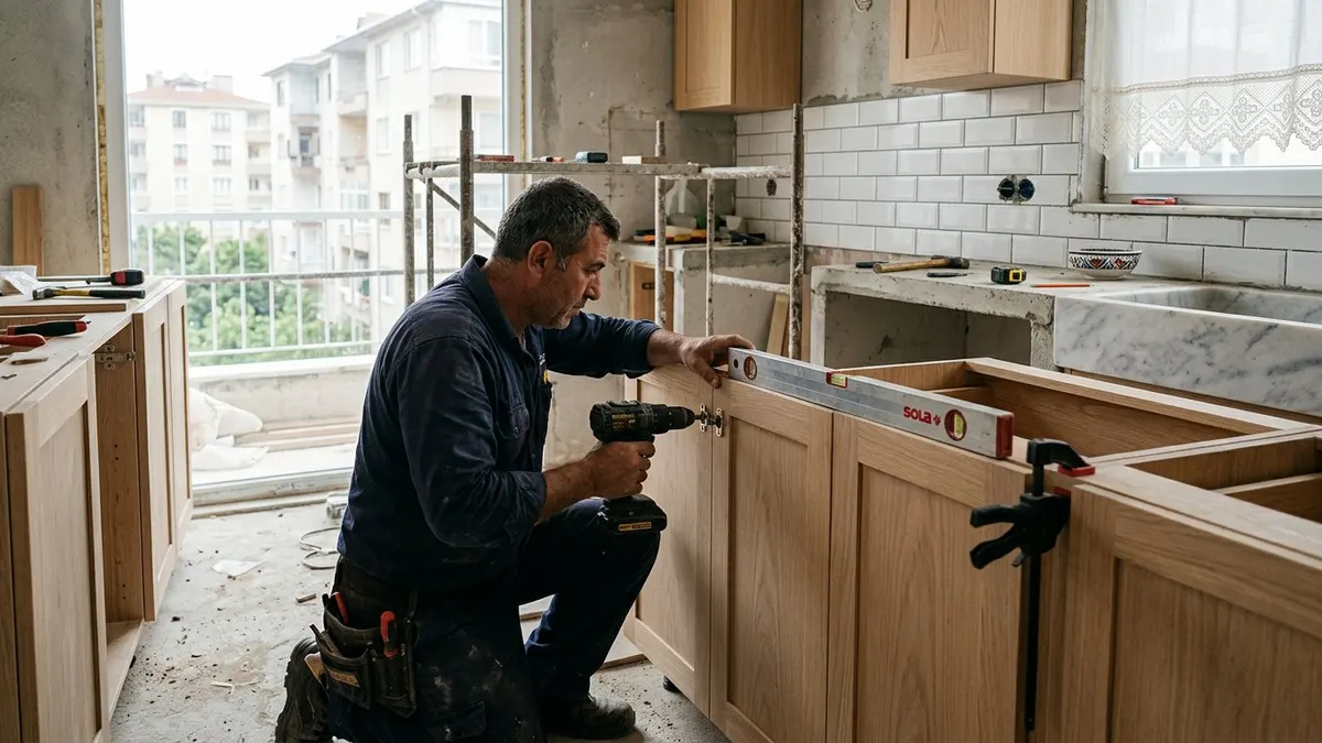 Mutfak Dolabı Yapımı ve Montajı uygulama görseli