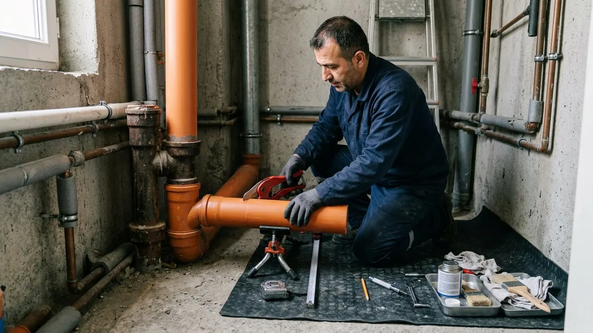 Pimaş Borusu Açma ve Değişimi uygulama görseli